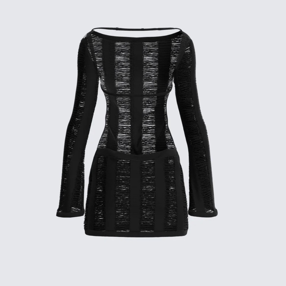 *SOLD *Finesse Studios Black Mindy mini dress, size xs/s.